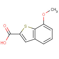 88791-07-5 7-methoxy-1-benzothiophene-2-carboxylic acid chemical structure