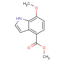 153276-72-3 methyl 7-methoxy-1H-indole-4-carboxylate chemical structure