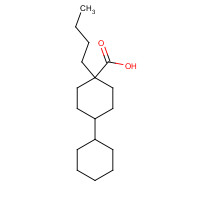 1003712-27-3 1-butyl-4-cyclohexylcyclohexane-1-carboxylic acid chemical structure