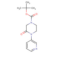 1284243-57-7 tert-butyl 3-oxo-4-pyridin-3-ylpiperazine-1-carboxylate chemical structure