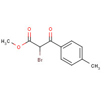 87943-95-1 methyl 2-bromo-3-(4-methylphenyl)-3-oxopropanoate chemical structure
