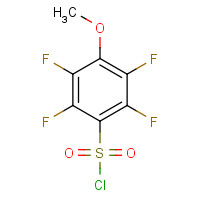 40586-69-4 2,3,5,6-tetrafluoro-4-methoxybenzenesulfonyl chloride chemical structure