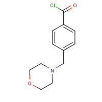 123742-32-5 4-(morpholin-4-ylmethyl)benzoyl chloride chemical structure