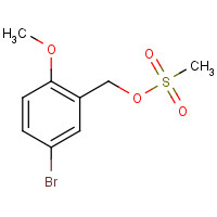 1539311-12-0 (5-bromo-2-methoxyphenyl)methyl methanesulfonate chemical structure