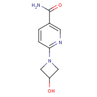 1429414-78-7 6-(3-hydroxyazetidin-1-yl)pyridine-3-carboxamide chemical structure