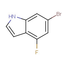 885520-59-2 6-bromo-4-fluoro-1H-indole chemical structure