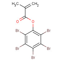 18967-31-2 (2,3,4,5,6-pentabromophenyl) 2-methylprop-2-enoate chemical structure