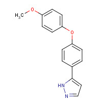 620633-54-7 5-[4-(4-methoxyphenoxy)phenyl]-1H-pyrazole chemical structure