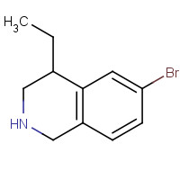 1243816-96-7 6-bromo-4-ethyl-1,2,3,4-tetrahydroisoquinoline chemical structure