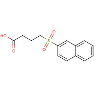 883998-33-2 4-naphthalen-2-ylsulfonylbutanoic acid chemical structure