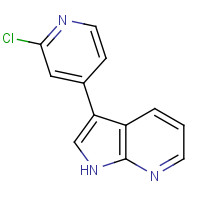 866545-78-0 3-(2-chloropyridin-4-yl)-1H-pyrrolo[2,3-b]pyridine chemical structure