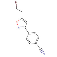 1199773-86-8 4-[5-(2-bromoethyl)-1,2-oxazol-3-yl]benzonitrile chemical structure