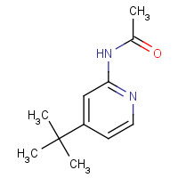 75329-37-2 N-(4-tert-butylpyridin-2-yl)acetamide chemical structure