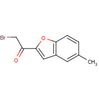 1178862-94-6 2-bromo-1-(5-methyl-1-benzofuran-2-yl)ethanone chemical structure