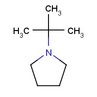 15185-01-0 1-tert-butylpyrrolidine chemical structure