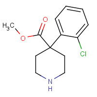 191328-22-0 methyl 4-(2-chlorophenyl)piperidine-4-carboxylate chemical structure