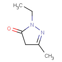 19364-68-2 2-ethyl-5-methyl-4H-pyrazol-3-one chemical structure