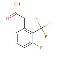 897940-14-6 2-[3-fluoro-2-(trifluoromethyl)phenyl]acetic acid chemical structure