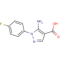 187949-90-2 5-amino-1-(4-fluorophenyl)pyrazole-4-carboxylic acid chemical structure