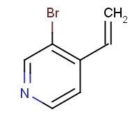 1255957-49-3 3-bromo-4-ethenylpyridine chemical structure