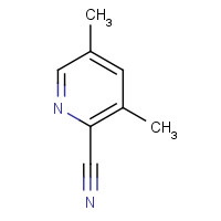 7584-09-0 3,5-dimethylpyridine-2-carbonitrile chemical structure