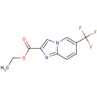 860457-99-4 ethyl 6-(trifluoromethyl)imidazo[1,2-a]pyridine-2-carboxylate chemical structure