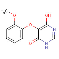 150727-22-3 4-hydroxy-5-(2-methoxyphenoxy)-1H-pyrimidin-6-one chemical structure