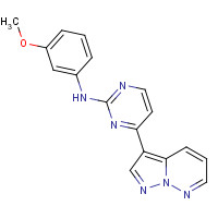 551920-54-8 N-(3-methoxyphenyl)-4-pyrazolo[1,5-b]pyridazin-3-ylpyrimidin-2-amine chemical structure