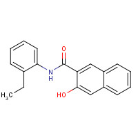 68911-98-8 N-(2-ethylphenyl)-3-hydroxynaphthalene-2-carboxamide chemical structure