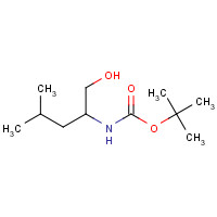 142121-48-0 tert-butyl N-(1-hydroxy-4-methylpentan-2-yl)carbamate chemical structure
