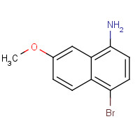 878672-02-7 4-bromo-7-methoxynaphthalen-1-amine chemical structure