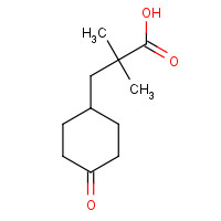 1158752-65-8 2,2-dimethyl-3-(4-oxocyclohexyl)propanoic acid chemical structure