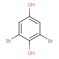 3333-25-3 2,6-dibromobenzene-1,4-diol chemical structure