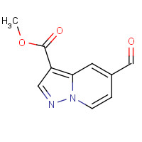 936637-97-7 methyl 5-formylpyrazolo[1,5-a]pyridine-3-carboxylate chemical structure