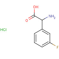 1137474-81-7 2-amino-2-(3-fluorophenyl)acetic acid;hydrochloride chemical structure