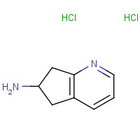 1355328-35-6 6,7-dihydro-5H-cyclopenta[b]pyridin-6-amine;dihydrochloride chemical structure