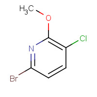 1256810-58-8 6-bromo-3-chloro-2-methoxypyridine chemical structure
