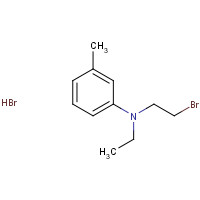 195390-17-1 N-(2-bromoethyl)-N-ethyl-3-methylaniline;hydrobromide chemical structure
