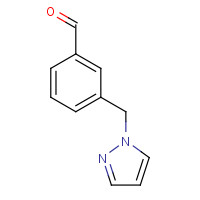 78425-11-3 3-(pyrazol-1-ylmethyl)benzaldehyde chemical structure