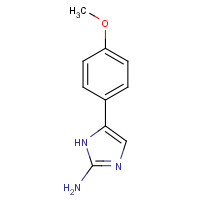 60472-20-0 5-(4-methoxyphenyl)-1H-imidazol-2-amine chemical structure