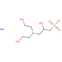 102783-62-0 sodium;3-[bis(2-hydroxyethyl)amino]-2-hydroxypropane-1-sulfonate chemical structure