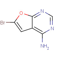 857663-92-4 6-bromofuro[2,3-d]pyrimidin-4-amine chemical structure