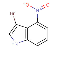 126807-08-7 3-bromo-4-nitro-1H-indole chemical structure
