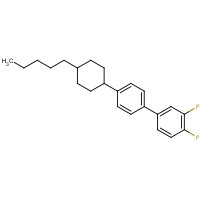 134412-17-2 1,2-difluoro-4-[4-(4-pentylcyclohexyl)phenyl]benzene chemical structure
