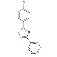1033724-43-4 5-(6-chloropyridin-3-yl)-3-pyridin-3-yl-1,2,4-oxadiazole chemical structure