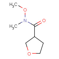 766539-67-7 N-methoxy-N-methyloxolane-3-carboxamide chemical structure
