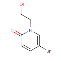 1051315-77-5 5-bromo-1-(2-hydroxyethyl)pyridin-2-one chemical structure