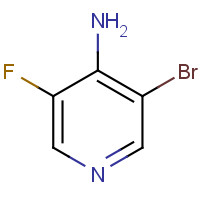 1214326-89-2 3-bromo-5-fluoropyridin-4-amine chemical structure