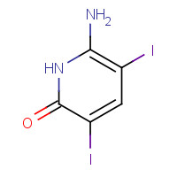 856965-98-5 6-amino-3,5-diiodo-1H-pyridin-2-one chemical structure