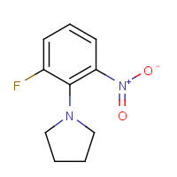 1233952-03-8 1-(2-fluoro-6-nitrophenyl)pyrrolidine chemical structure
